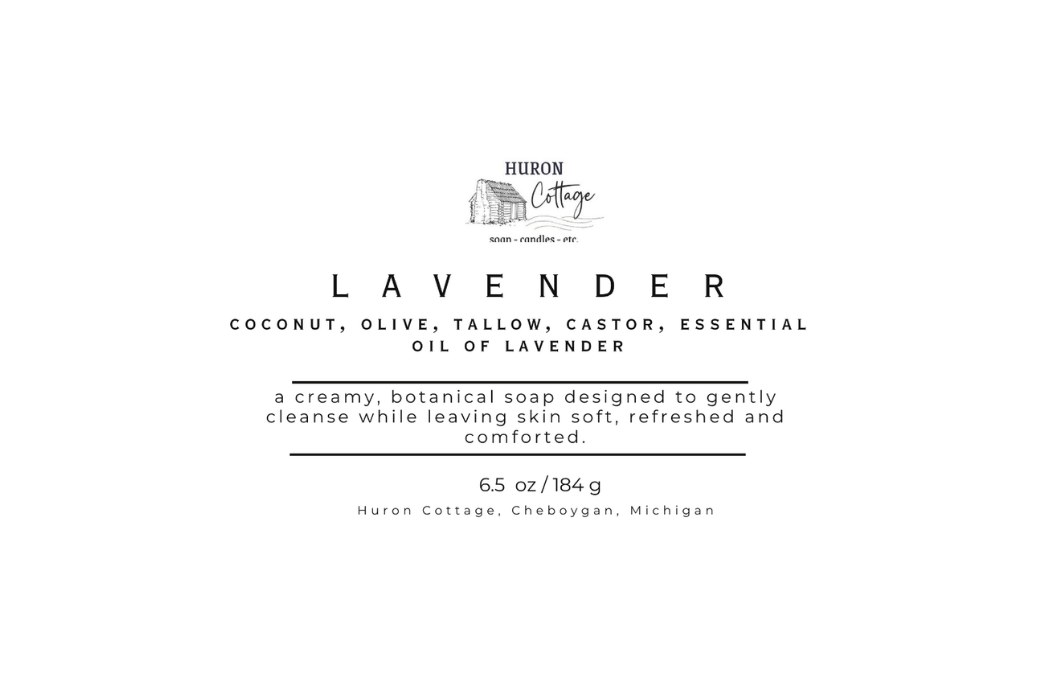 Lavender Coconut Tallow Bar
