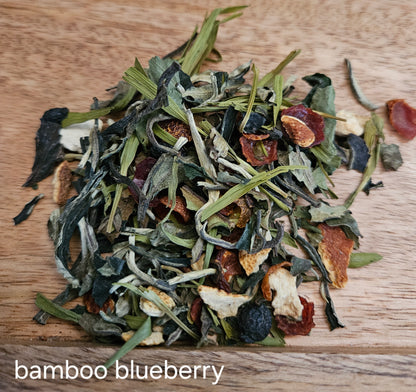 Bamboo Blueberry White
