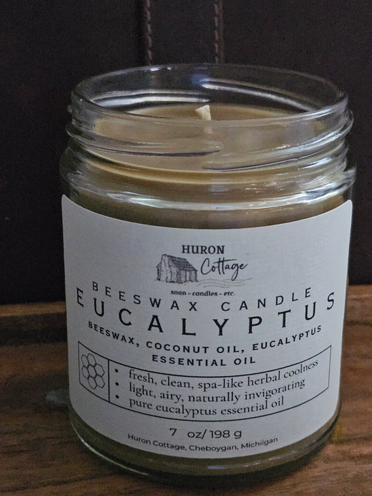 Eucalyptus Beeswax Candle