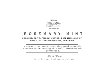Rosemary Mint Coconut Tallow Bar